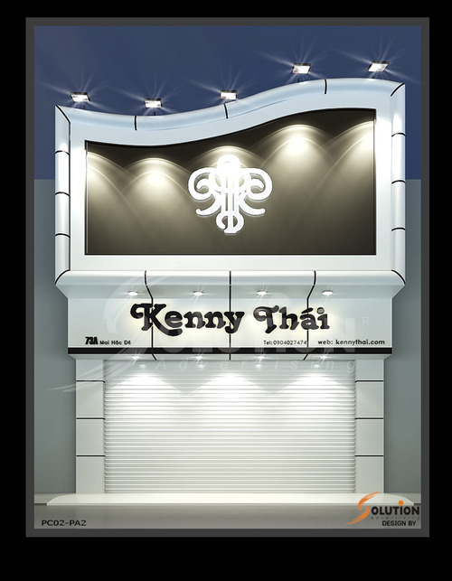 thiết kế biển quảng cáo Kenny Thái